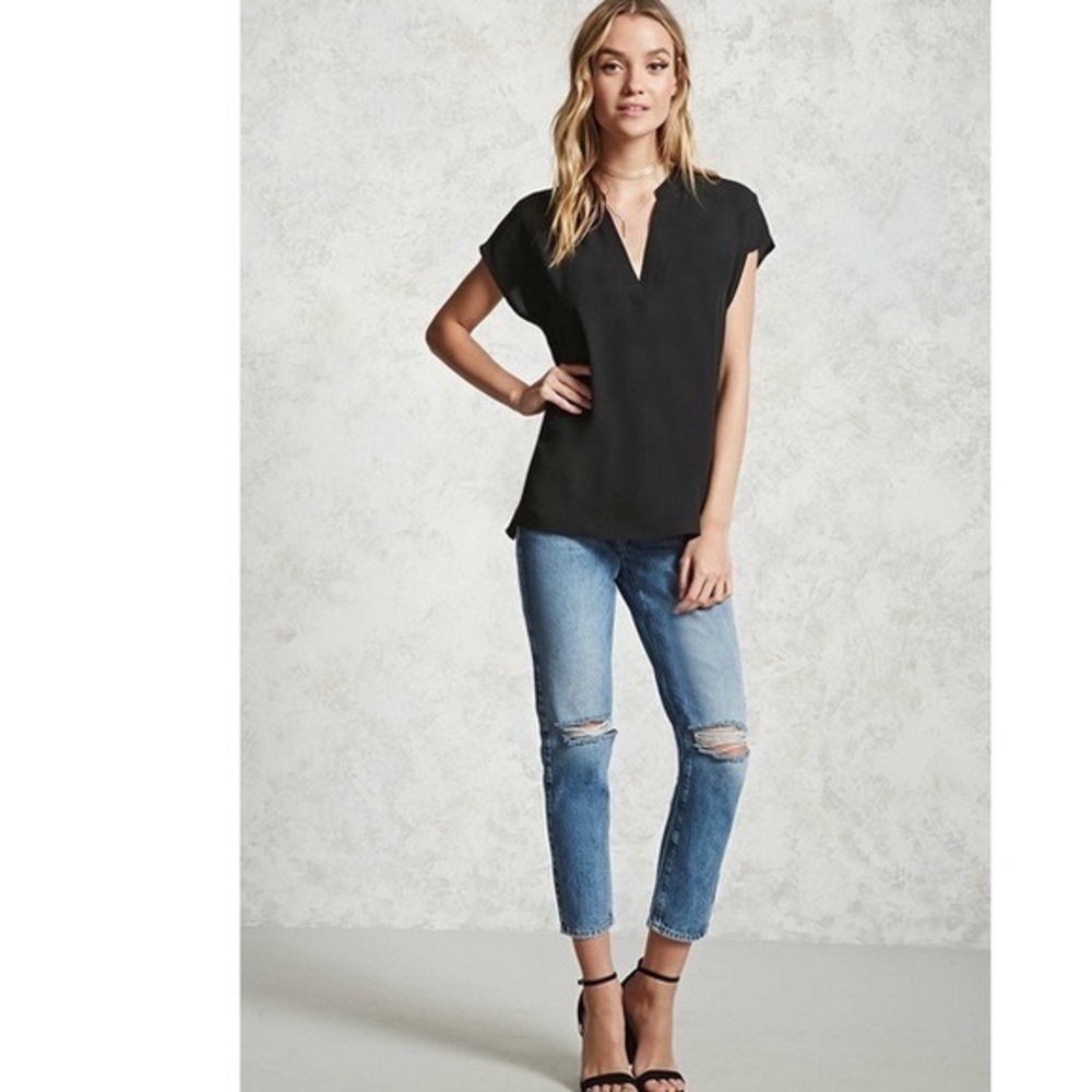 Woven Black High-Low Top